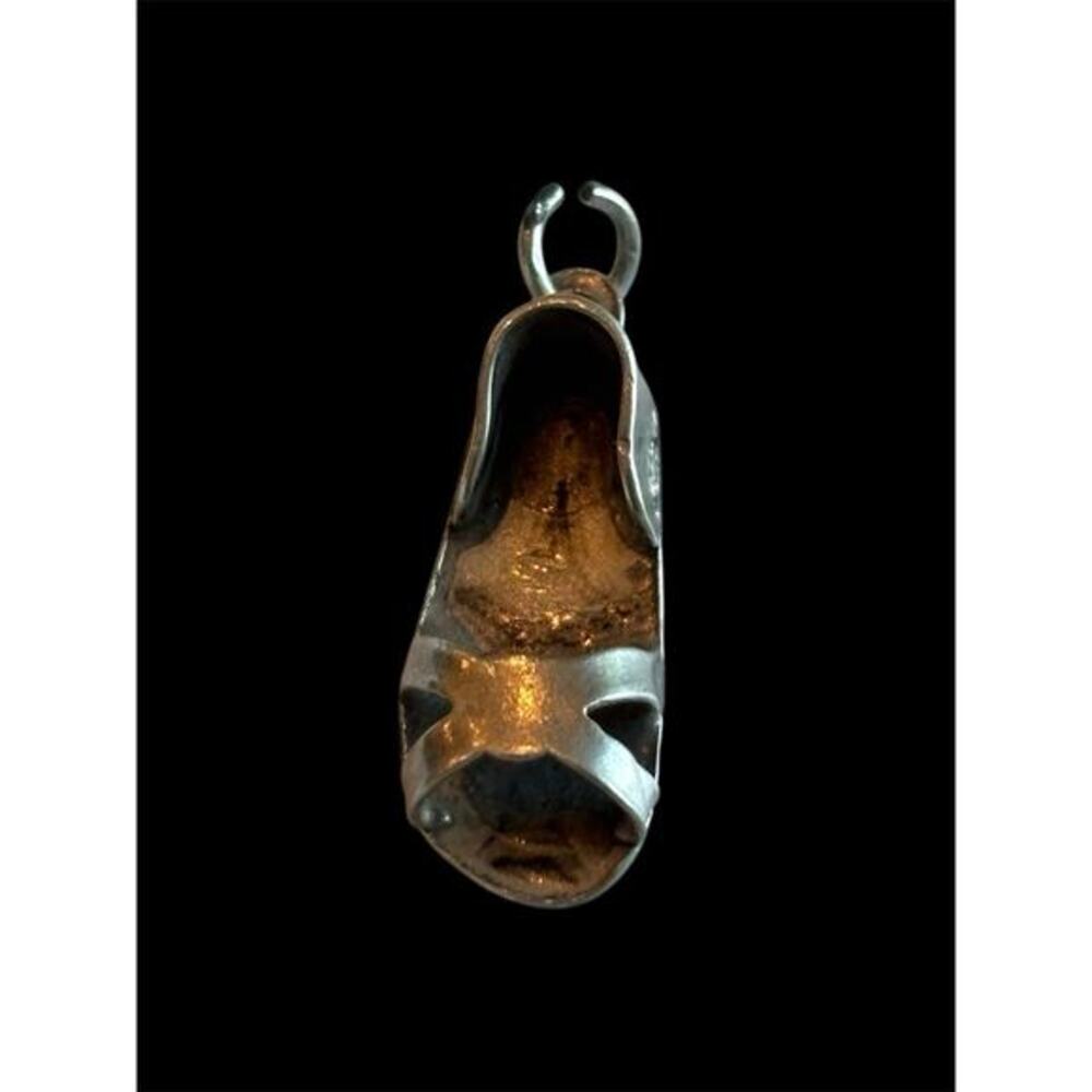 Vtg Sterling Silver Moccasin Sandal Shoe Charm 925